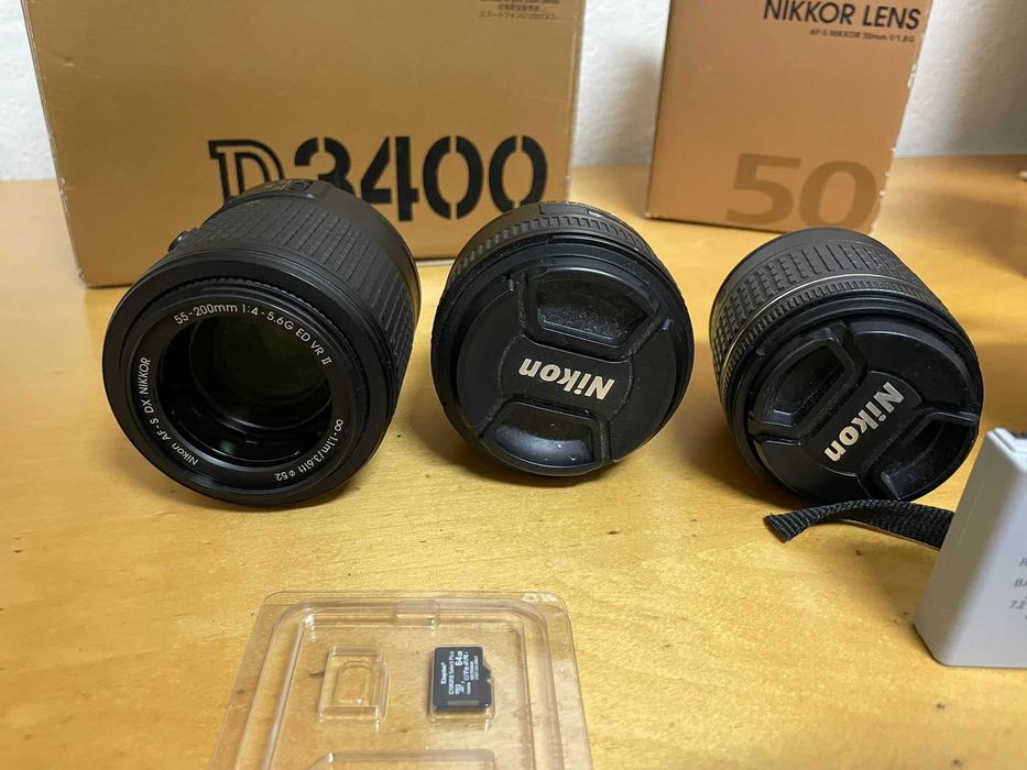 Câmera Fotográfica Nikon D3400