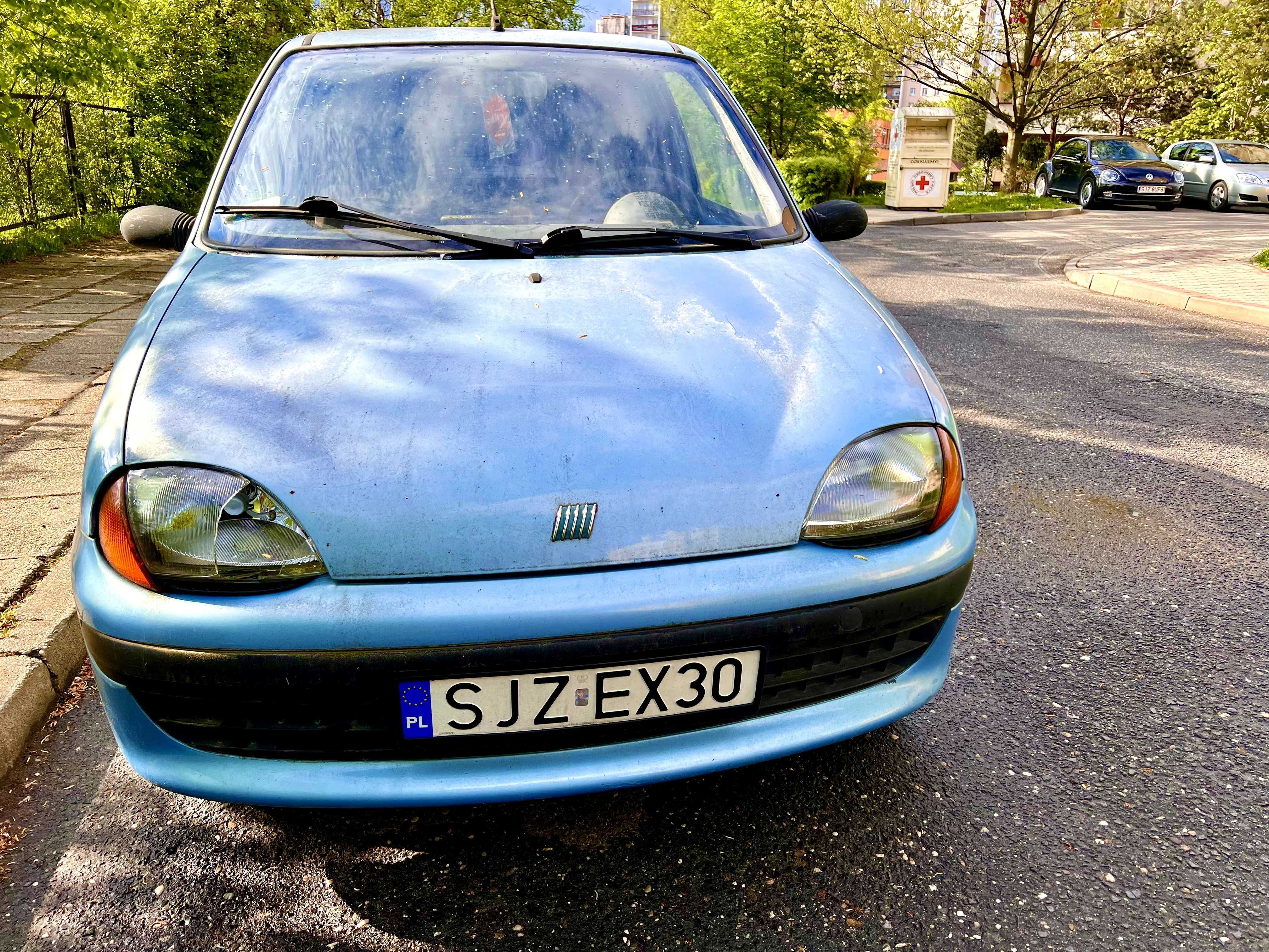 Fiat Seicento 900 Blue 1999 rok Szyby Przyciemniane Bardzo ekonomiczny