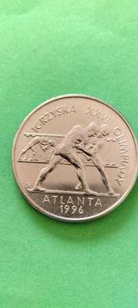 Moneta 2 zł Igrzyska i olimpiady zapaśnicy