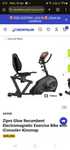 Bicicleta Estática eletromagnético Zipro Glow reclinada com iConsole+