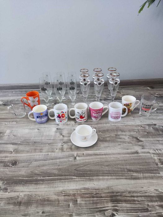 Kubki na Dzień BABCI/40lat/Filiżanka/Kufle