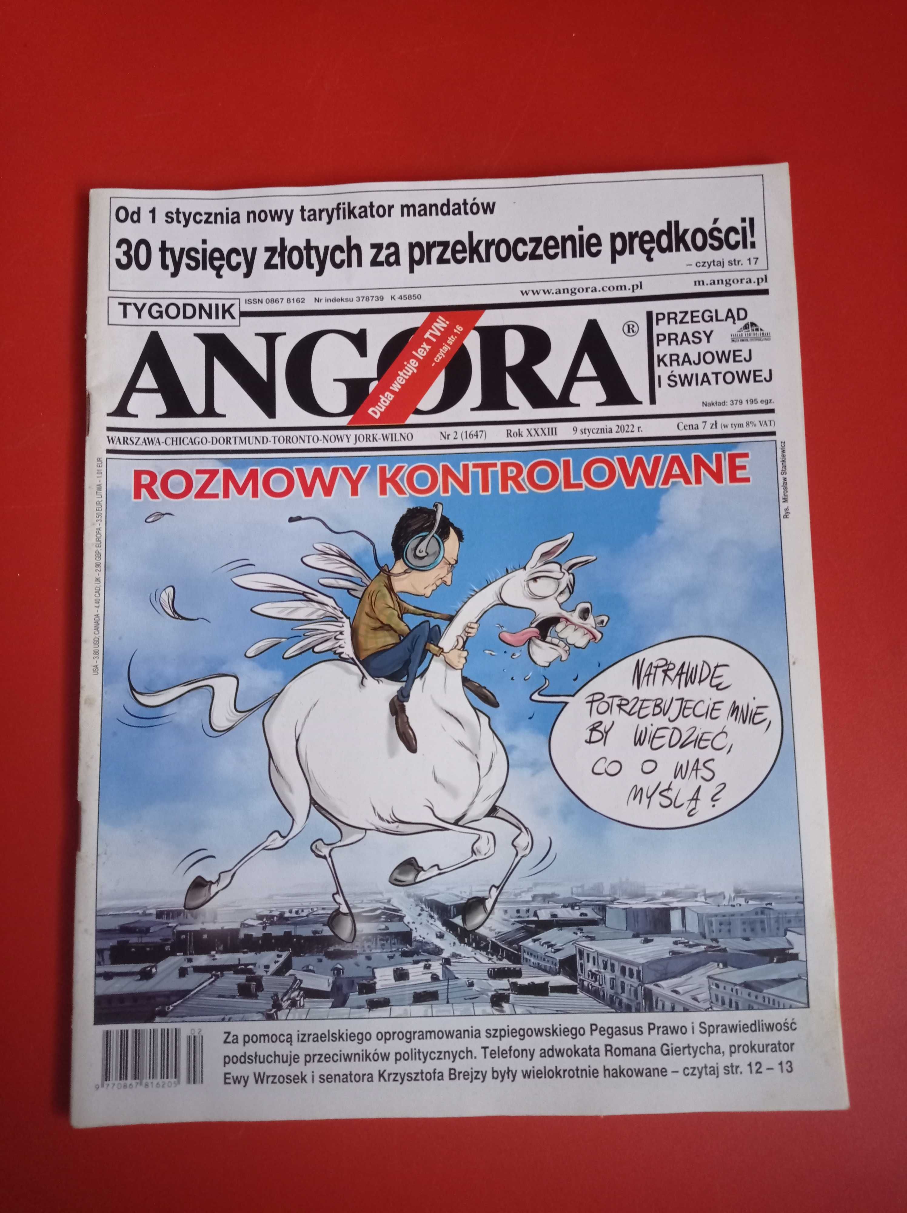 Angora nr 2 (1647) 2022, 9 stycznia 2022, Mirosław Stankiewicz