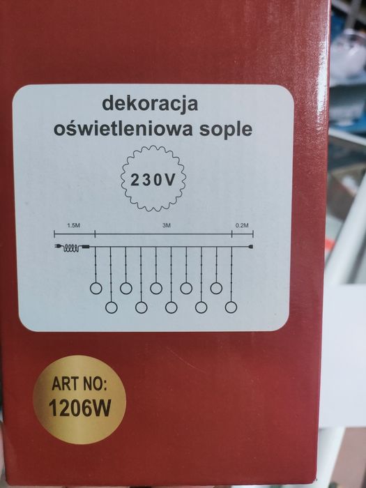 Kurtyna świetlna LED