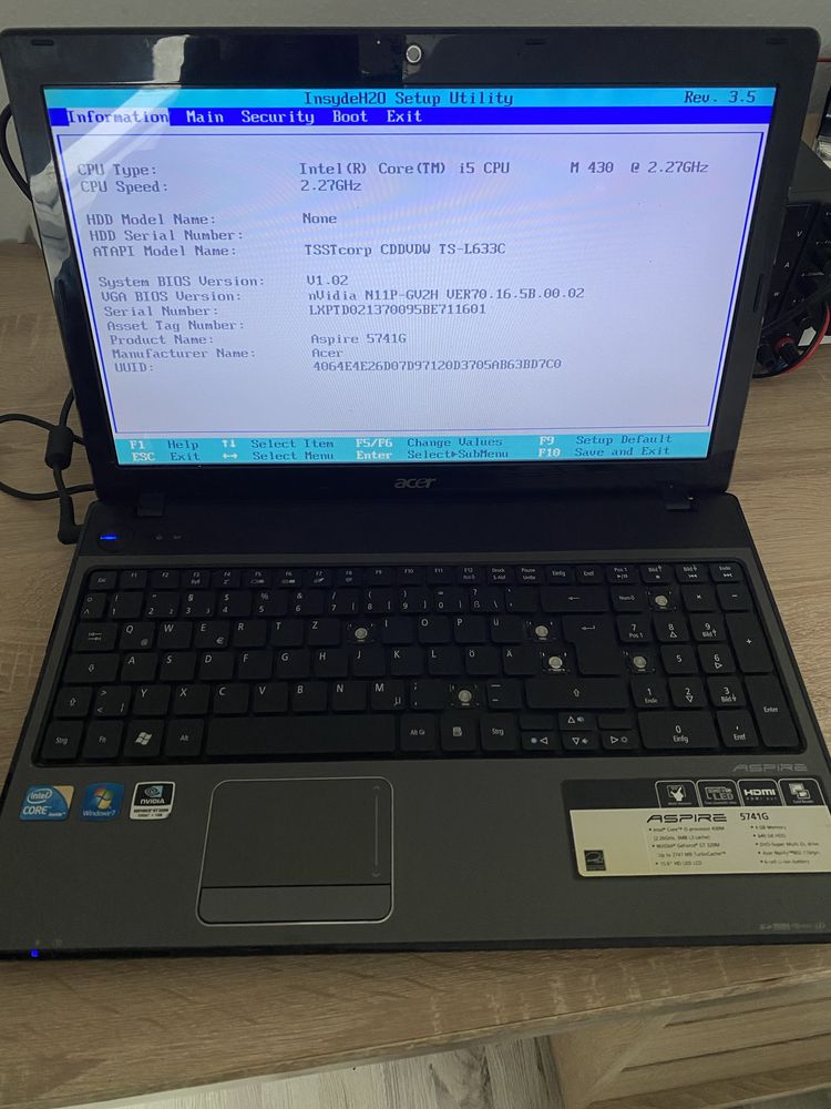 Acer 5741 series