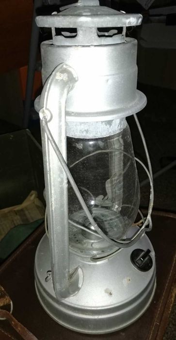 Большая керосиновая (гасова) лампа "ЛЕТУЧАЯ МЫШ" СССР для интерьера