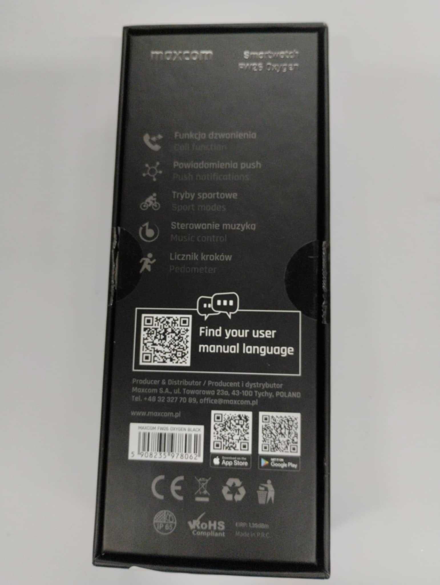 Smartwatch Maxcom FW36 Aurum SE czarny