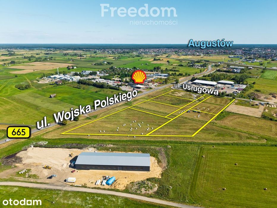 Działki UH/UPN przy 665 * Wybór powierzchni * ASAG