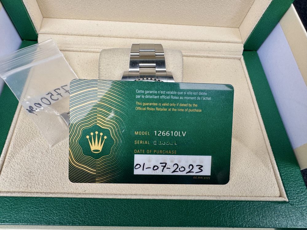 Rolex Starbucks Submariner 07.2023г.
