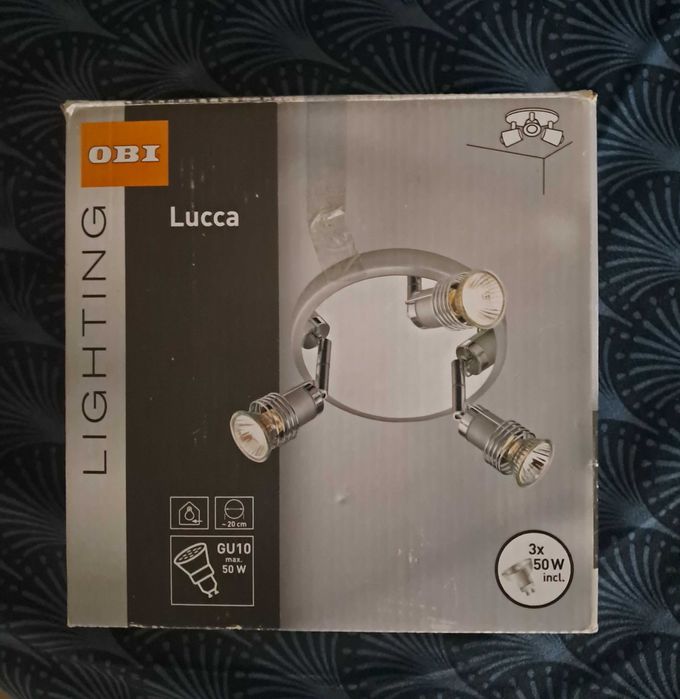 Plafon okragly 20-25cm  lustro Lucca z OBI