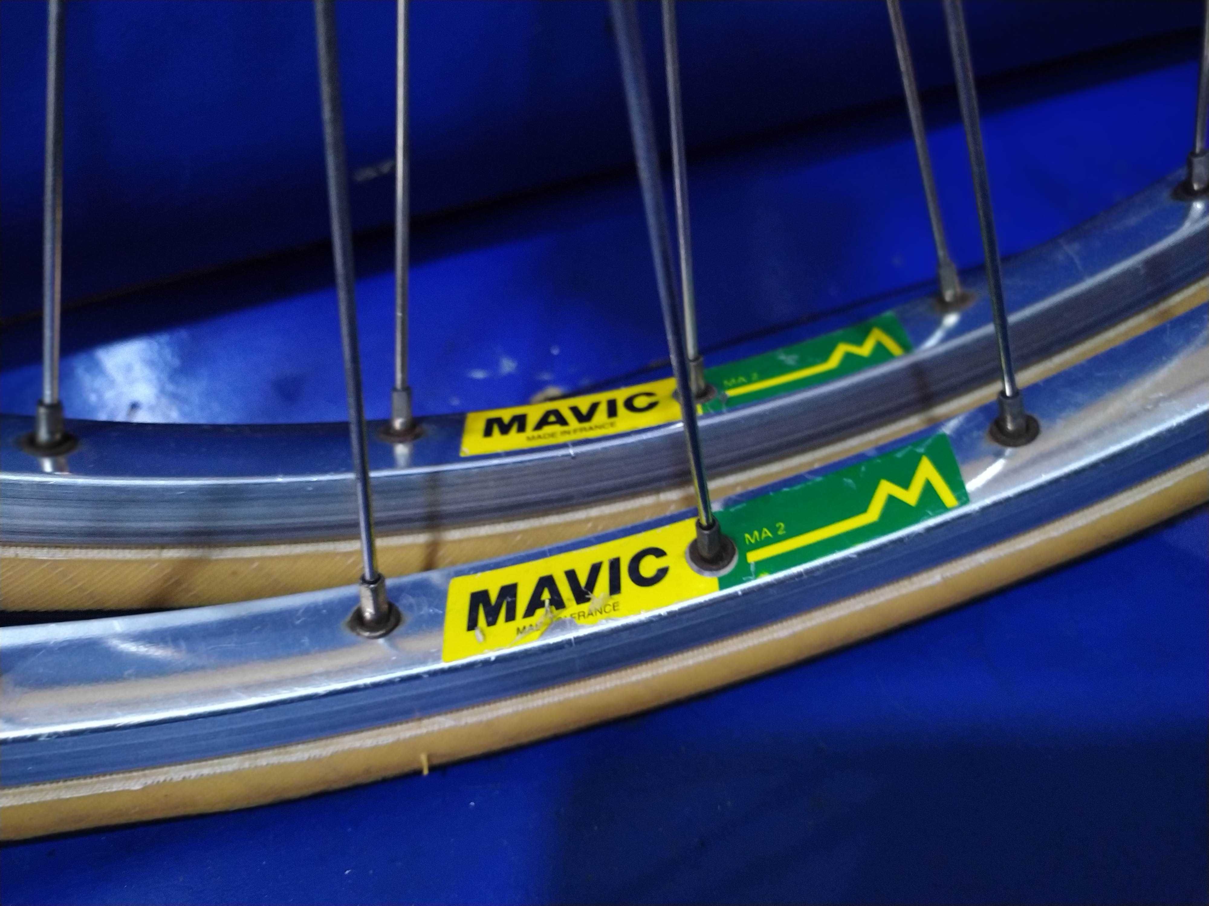 Колеса Mavic, на ХВЗ, нерж. спицы, покры Michelin