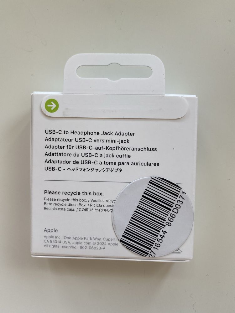 Adapter USB-C to Jack
