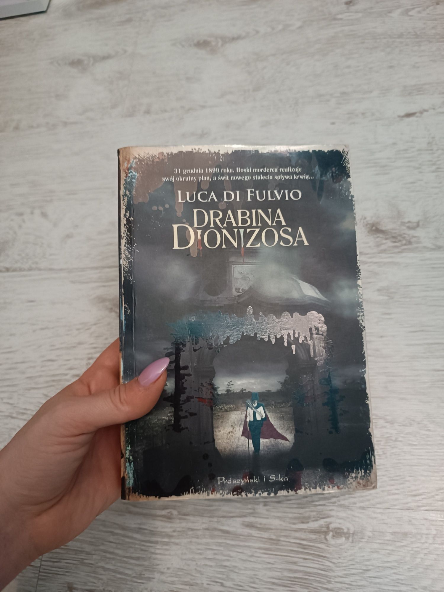 Książka "drabina Dionizosa" kryminał Luca di fulvio
