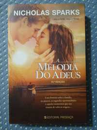 "A Melodia do Adeus" Nicholas Sparks 15ª Ed. 2014 - Ótimo Estado!