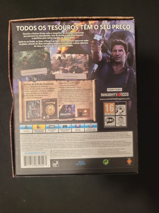 Uncharted 4 edição colecionador