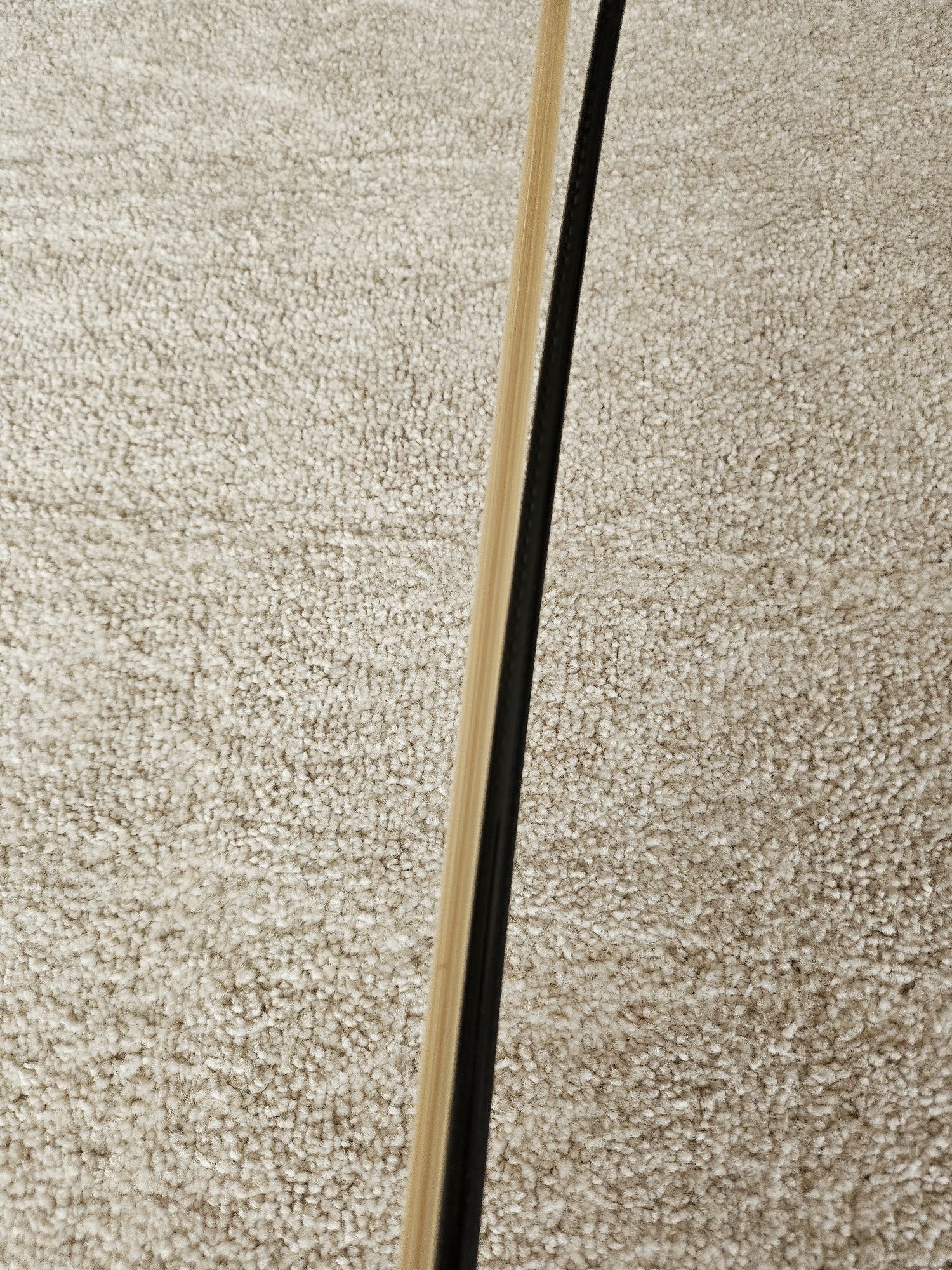 Master Silver Braided Carbon Fiber Cello Bow 4/4 Ebony Fleur-de-Lys Fr