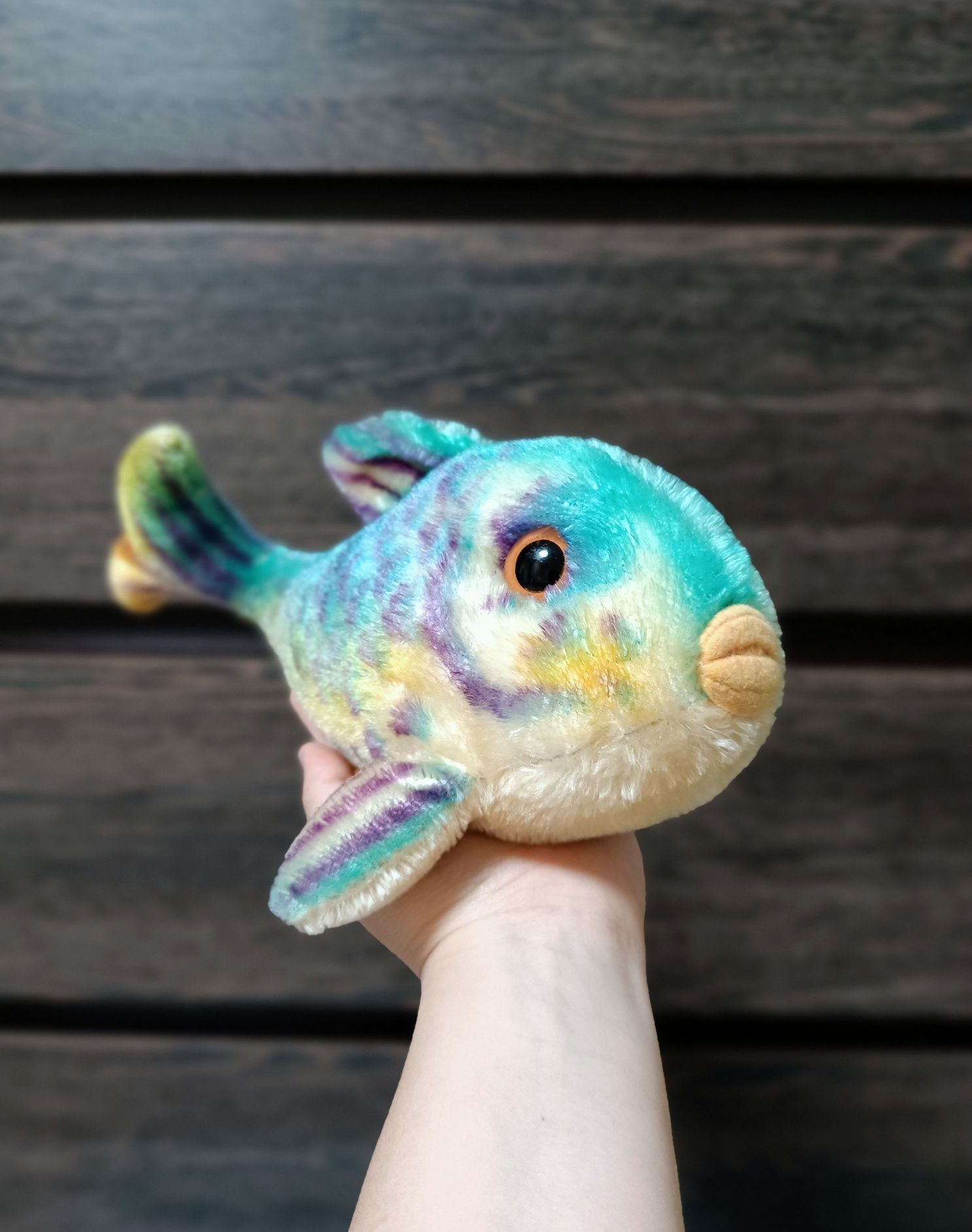 Винтажная коллекционная мягкая игрушка рыбка Flossy Steiff, рыба