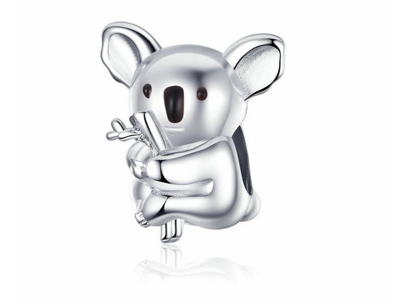 Srebrny Koralik Charms Beads Miś Koala Coala Bear Sy063