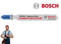 Brzeszczot teowy do wyrzynarek Bosch Expert T118EHM Blacha Stal Inox