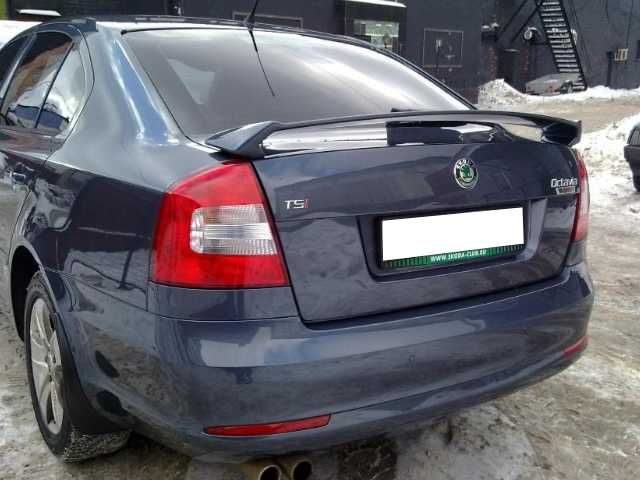Спойлер качиний хвостик Skoda Octavia A5 RS Шкода Октавія А5 ліфтбек
