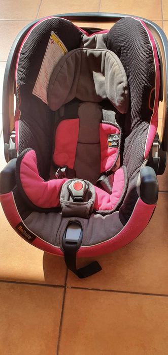 Conjunto Passeio ideal carrinho+ babycoq + Alcofa ICandy Peach 3 Fusch