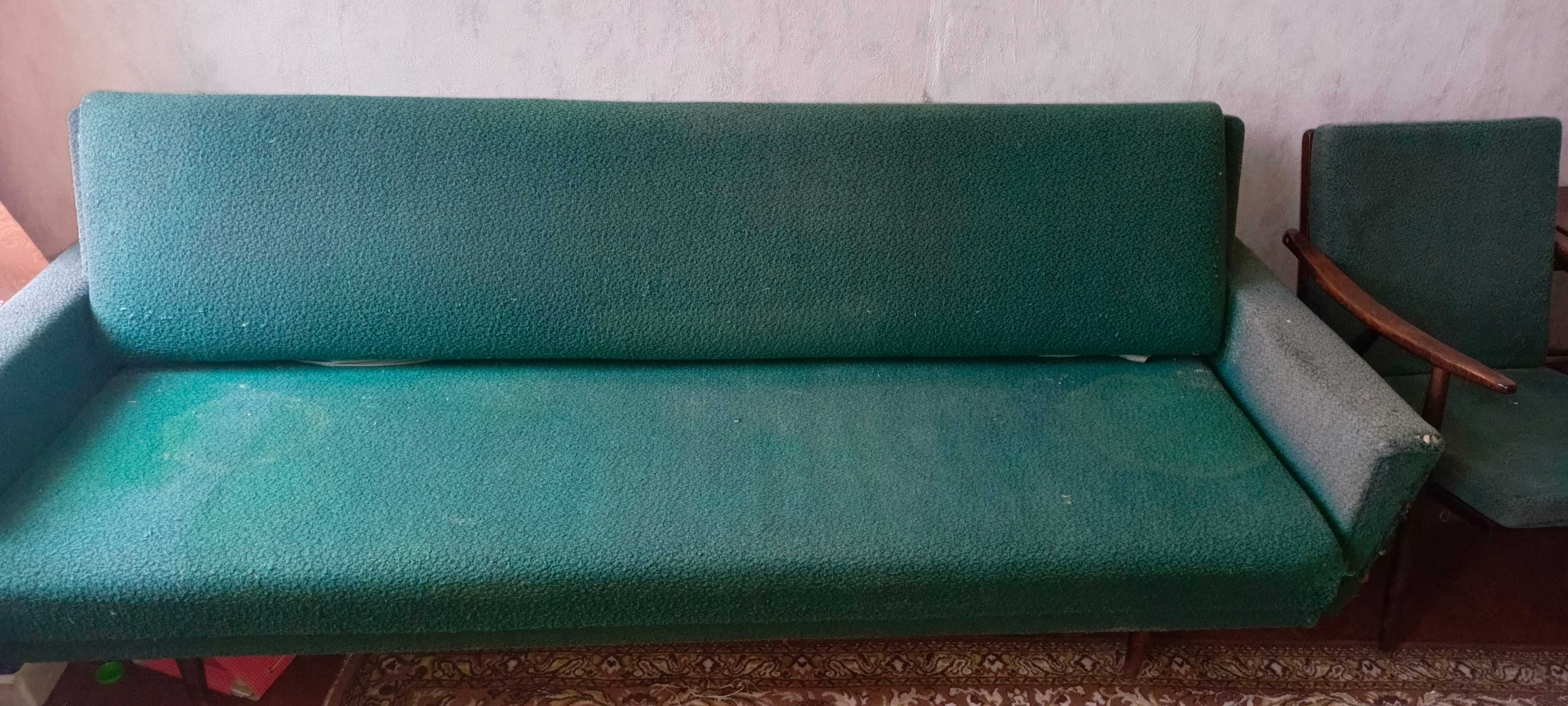 Meble pokojowe komplet vintage PRL wysoki połysk