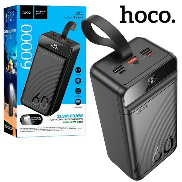 повербанк 60000mAh 22.5W HOCO J123C