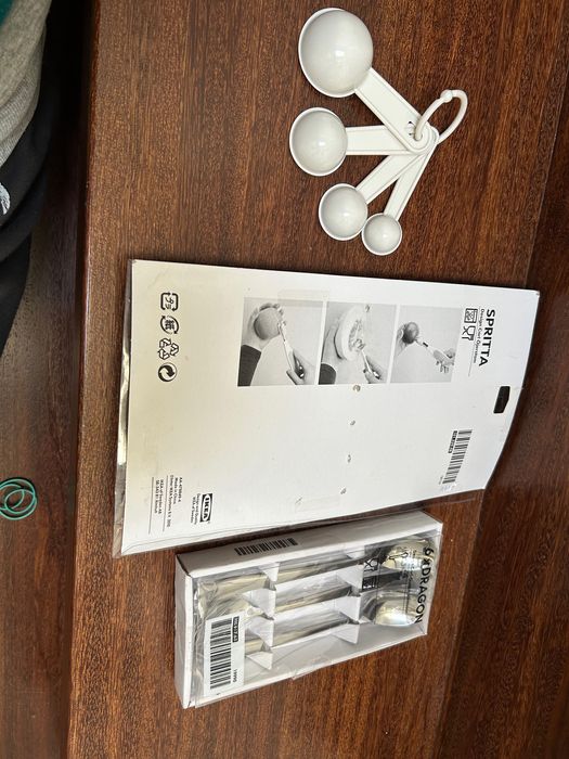 Zestaw do drylowania, 6 łyżeczek, komplet miarek kuchennych