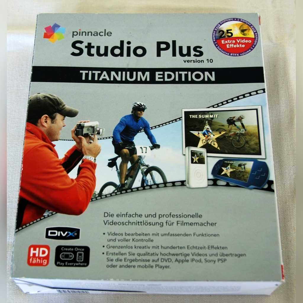 Pinnacle Studio Plus 10 w wersji Titanium WinXP, Win98, WinMe, Win2000
