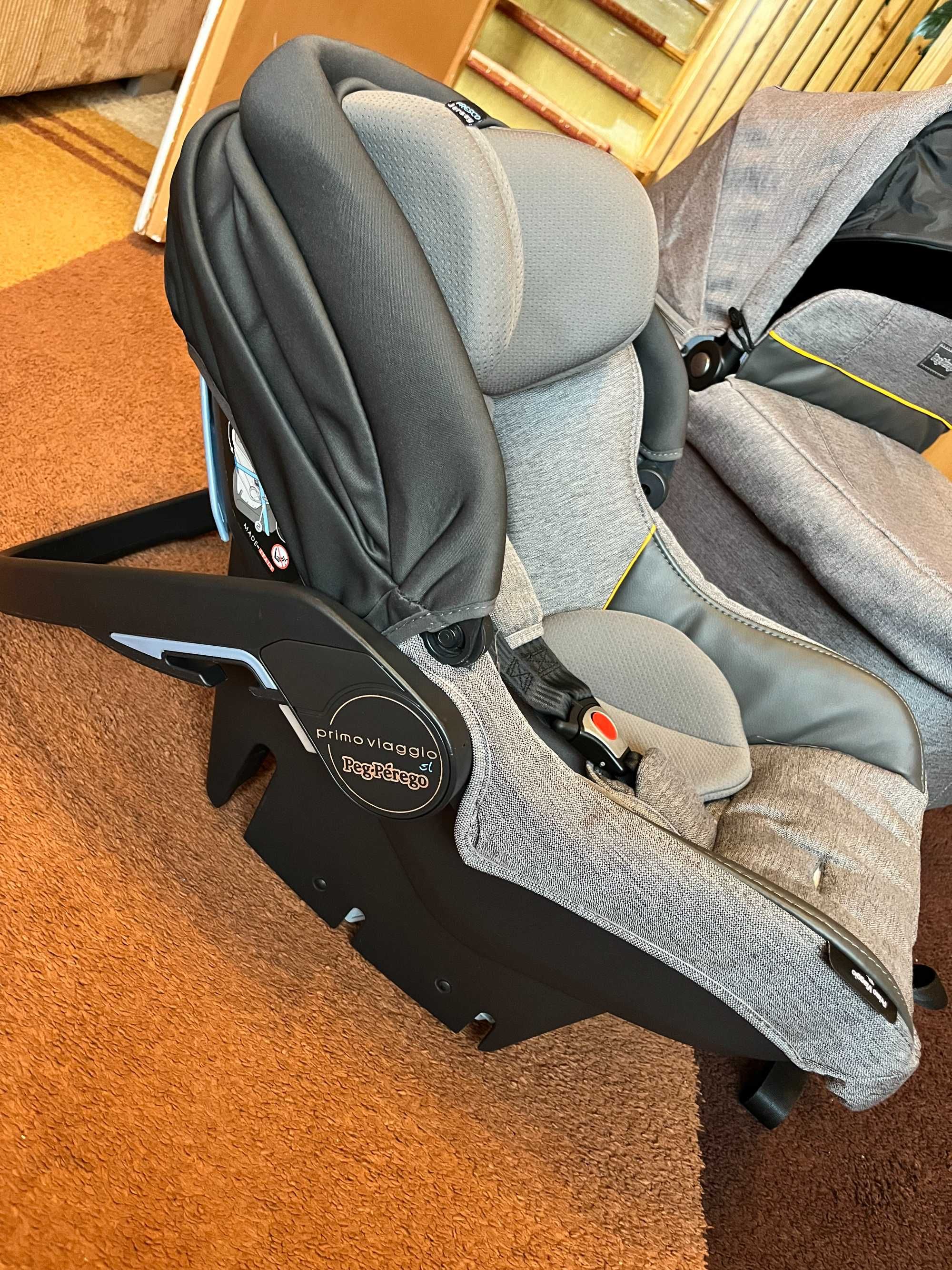 Wózek 3w1 Peg Perego Book Plus S + podstawka dla rodzeństwa
