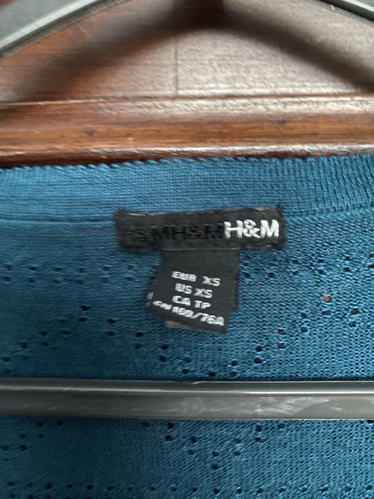 Casaco de malha verde da H&M