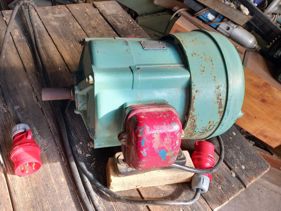 silnik elektryczny 3 fazowy, mocny 7 KW, 1450-obr/min