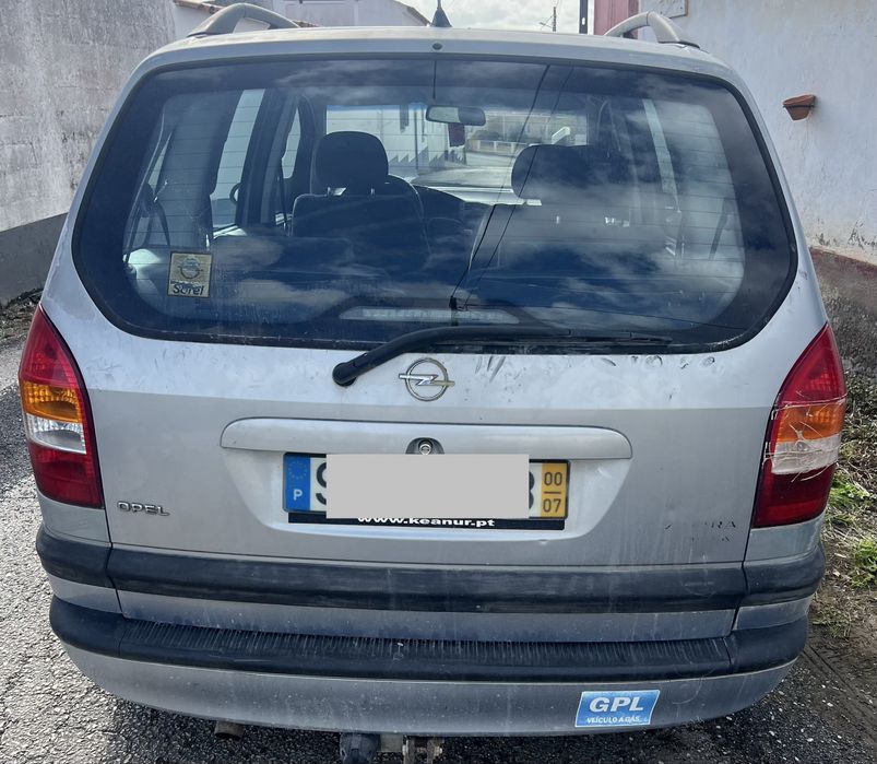 Opel zafira 2000 gpl com 7 lugares / economical minivan with 7 seats