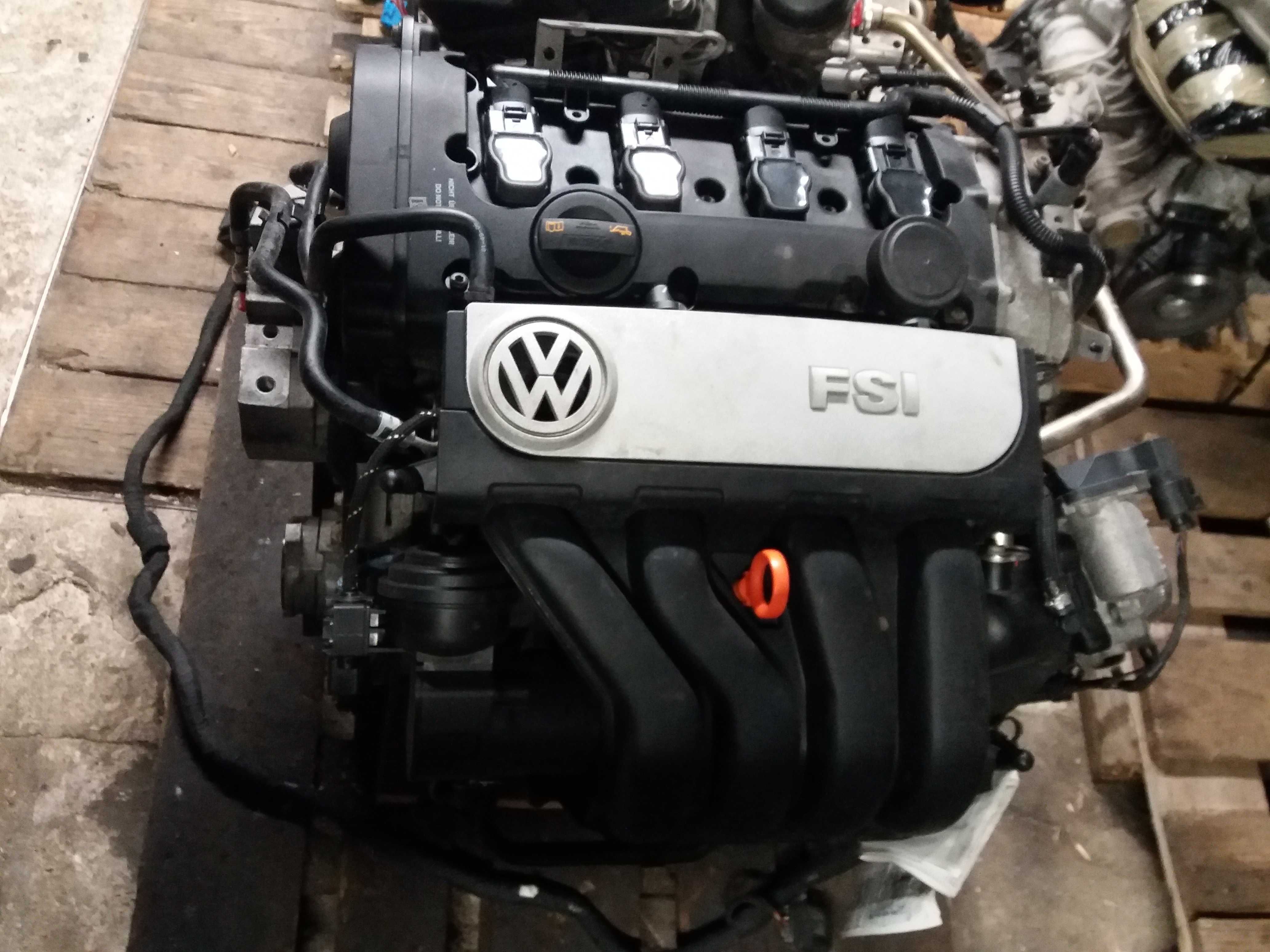 Silnik dół silnika blok wał tłoki VW PASSAT B6 GOLF V 2.0FSI 150KM BVX