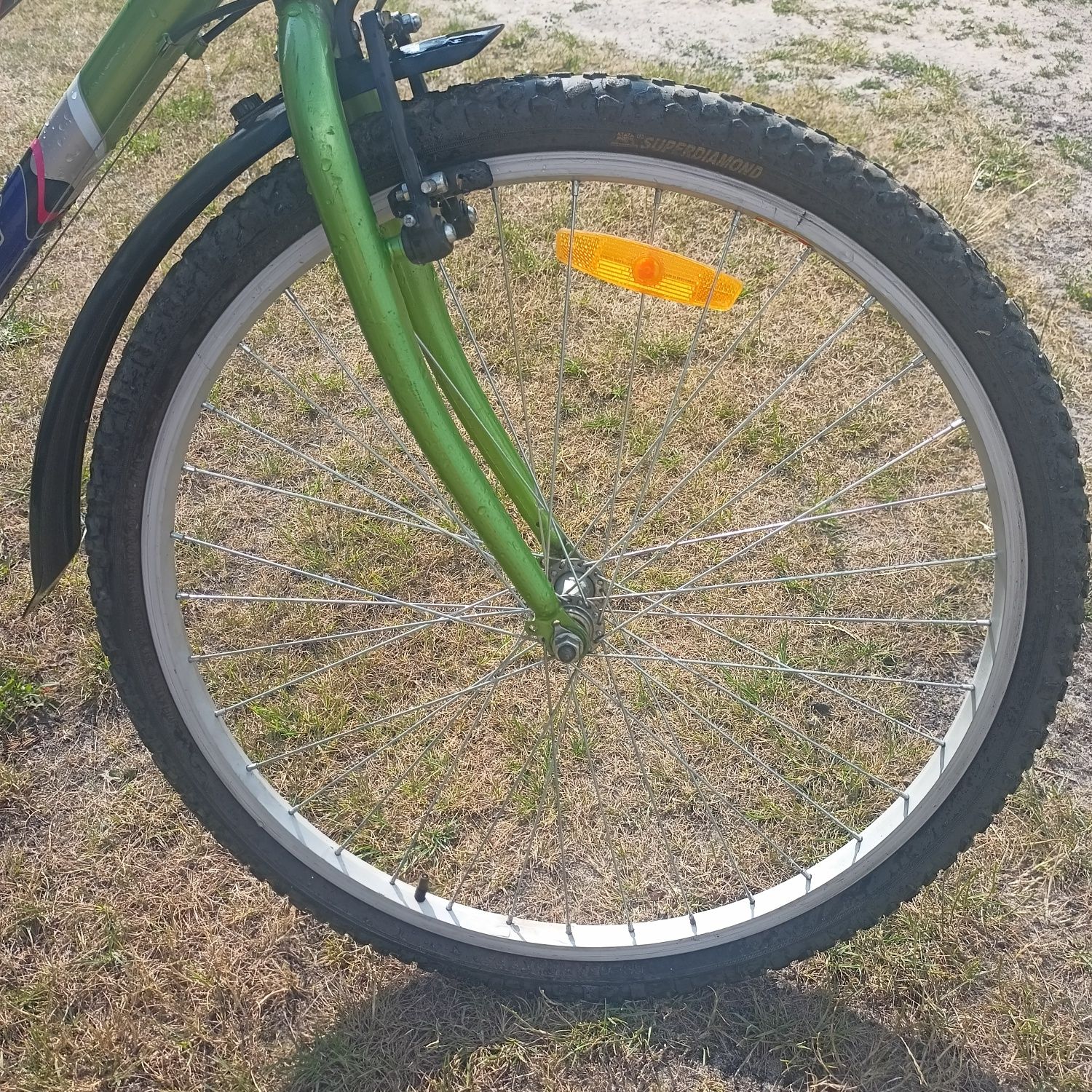 Damski rower kolor zielony