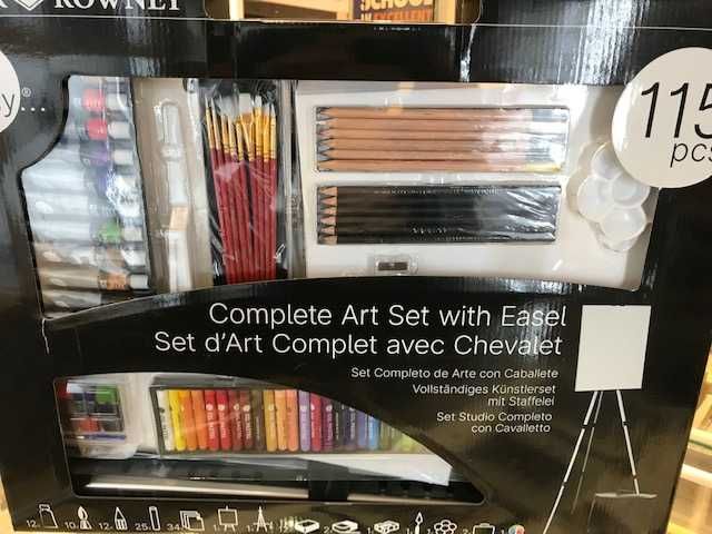 Zestaw artystyczny ze sztalugą 115 elementów DALER-ROWNEY