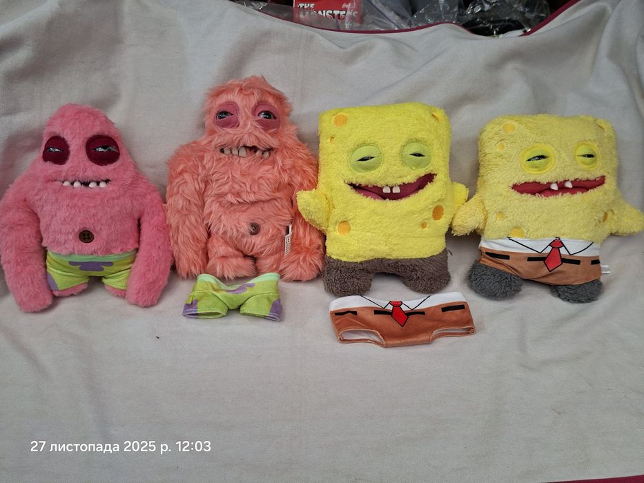 Fuggler мякі фуглер фаглер Губка Боб і Патрік Sponge bob  оригінал