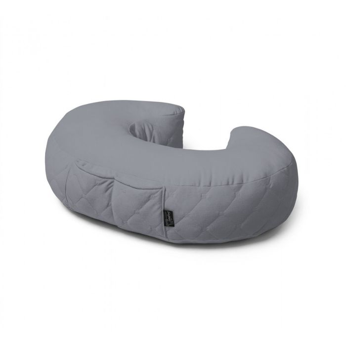 Poduszka do karmienia rogal Dark Gray - Baby Steps