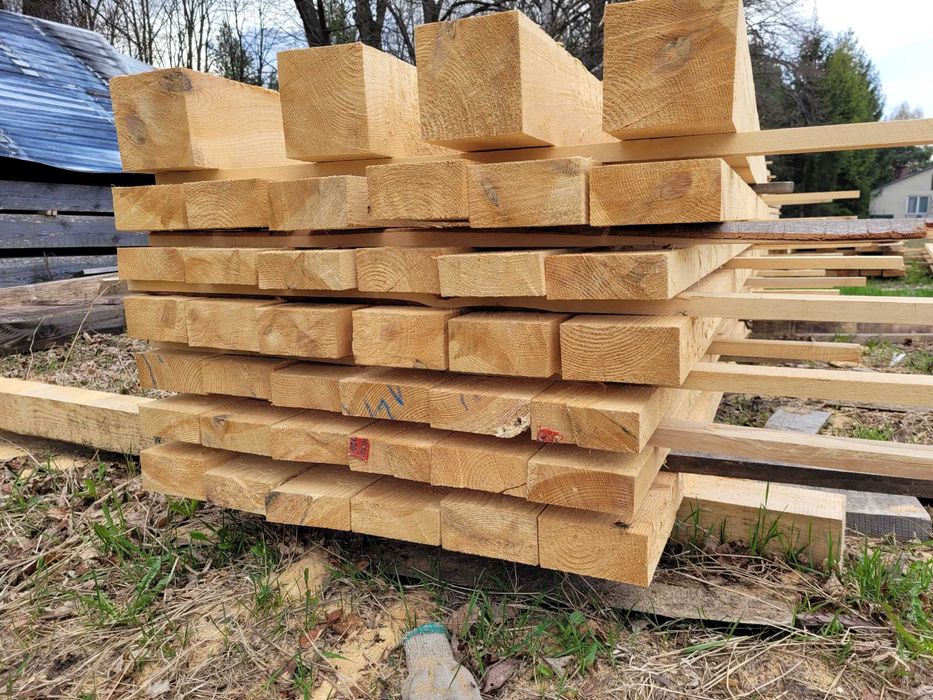 Więźba dachowa | Krokwie | Łaty | Tarcica