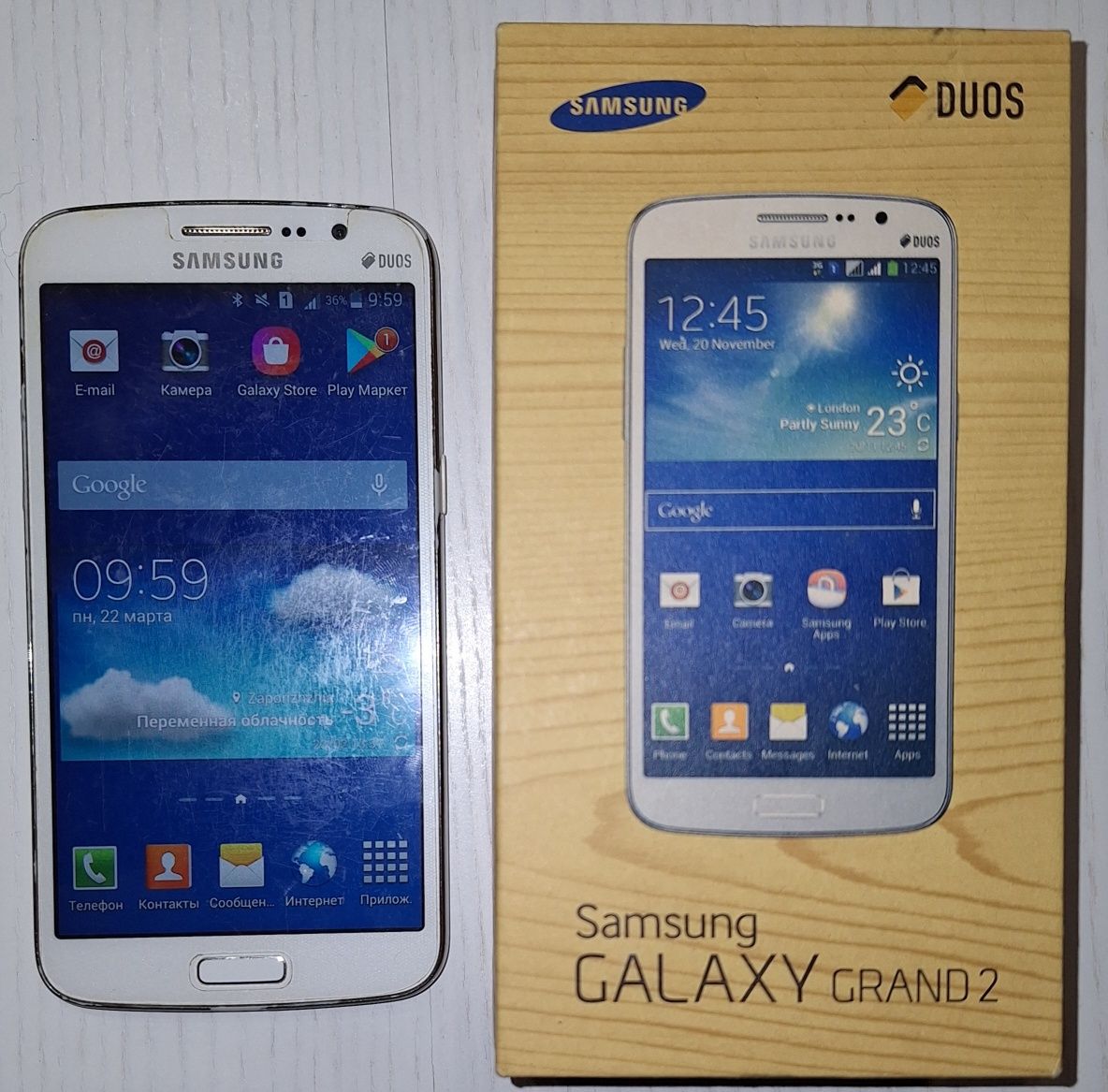 Смартфон Samsung Galaxy Grand 2 DUOS (G - 7102)