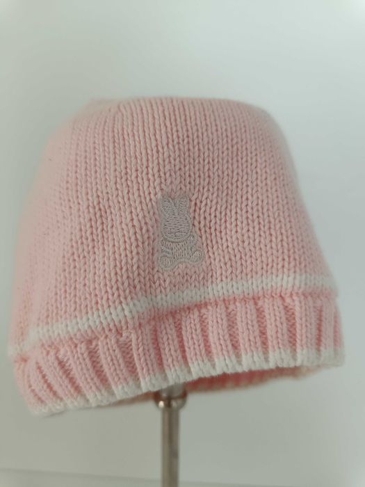 Czapka niemowlęca united colora od Benetton 3-6M obwód 44 jesień zima