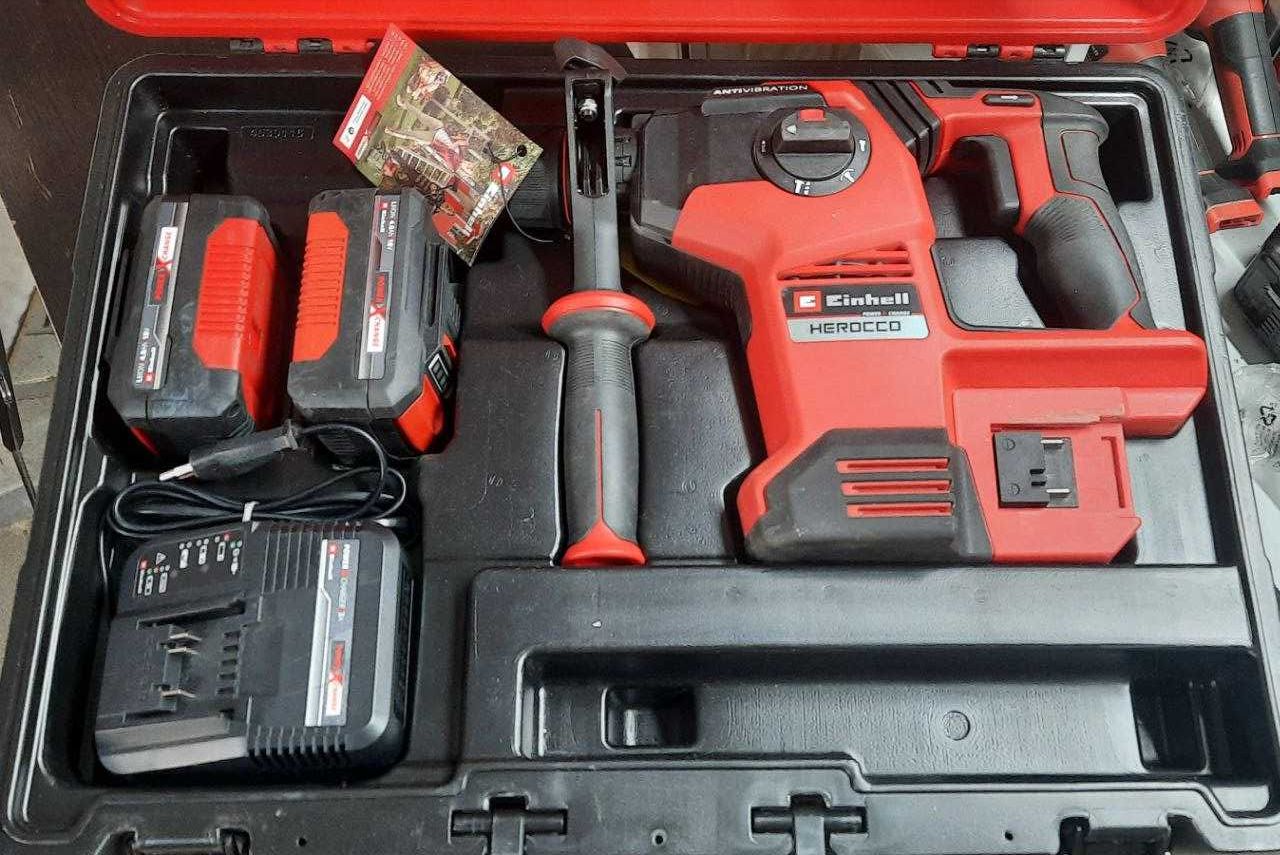Перфоратор акумуляторний безщітковий Einhell HEROCCO 36/28+ЗП+18V3,0Ah
