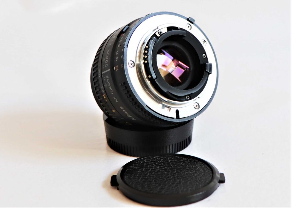 Lente Nikon AF 50mm f\1.8 D objetiva em excelente estado