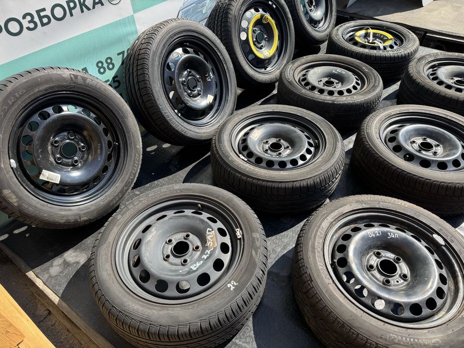 Запаска колесо диск 205/55 R16 фольксваген пассат б6 шкода а5 тоуран