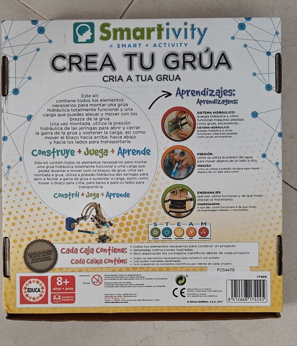 Kit de Construção da Educa -cria a tua grua