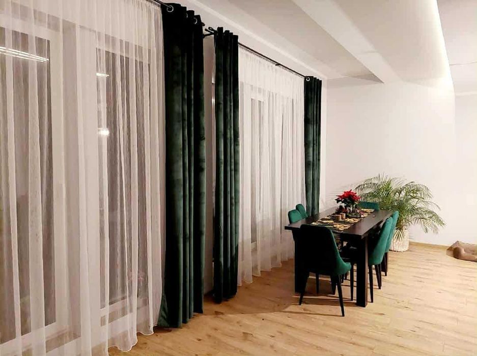 Zasłony welurowe ROOM99 BIANCA - BUTELKOWA ZIELEŃ 140x280 4szt