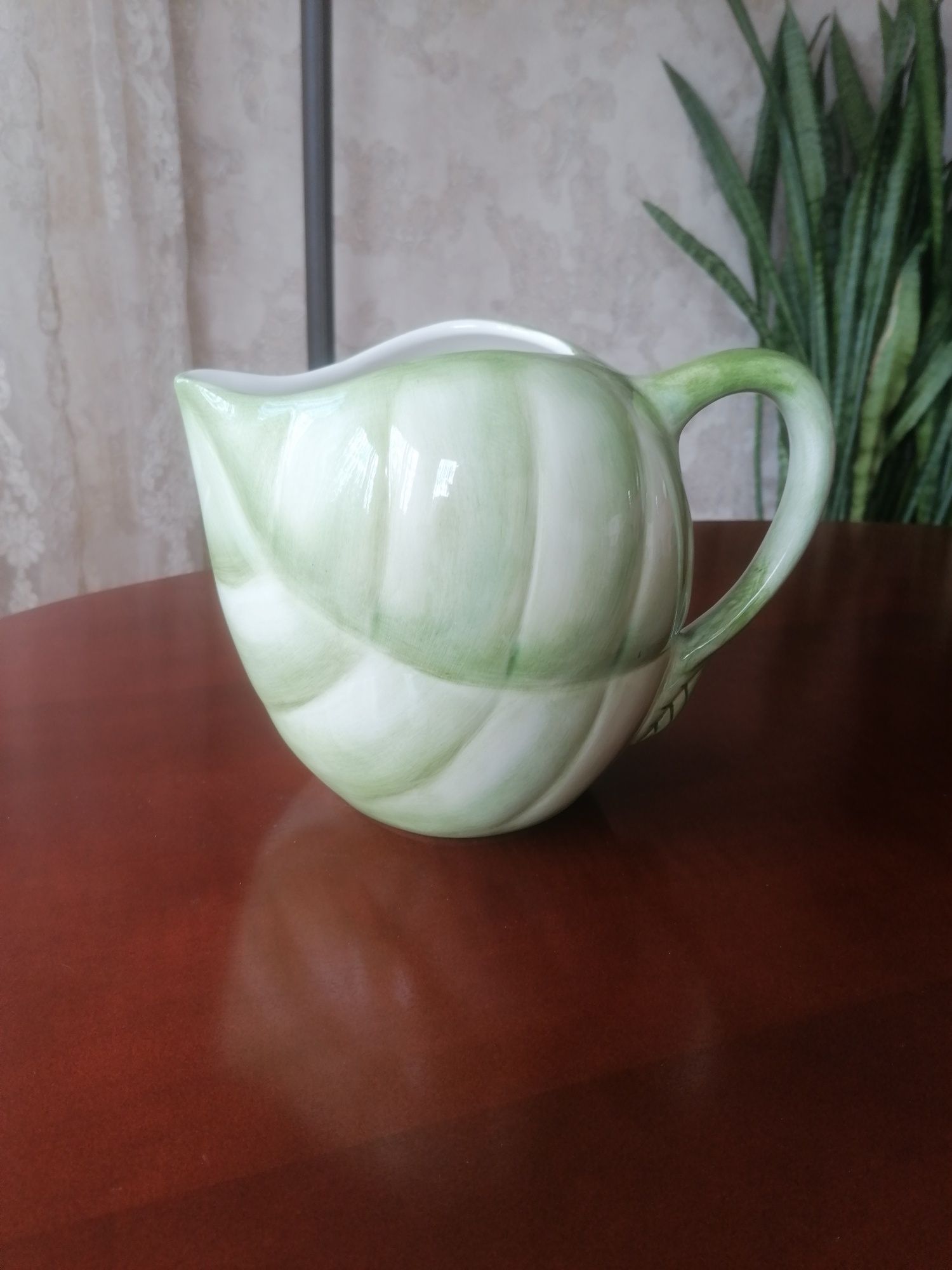 Dzbanek ceramiczny liście