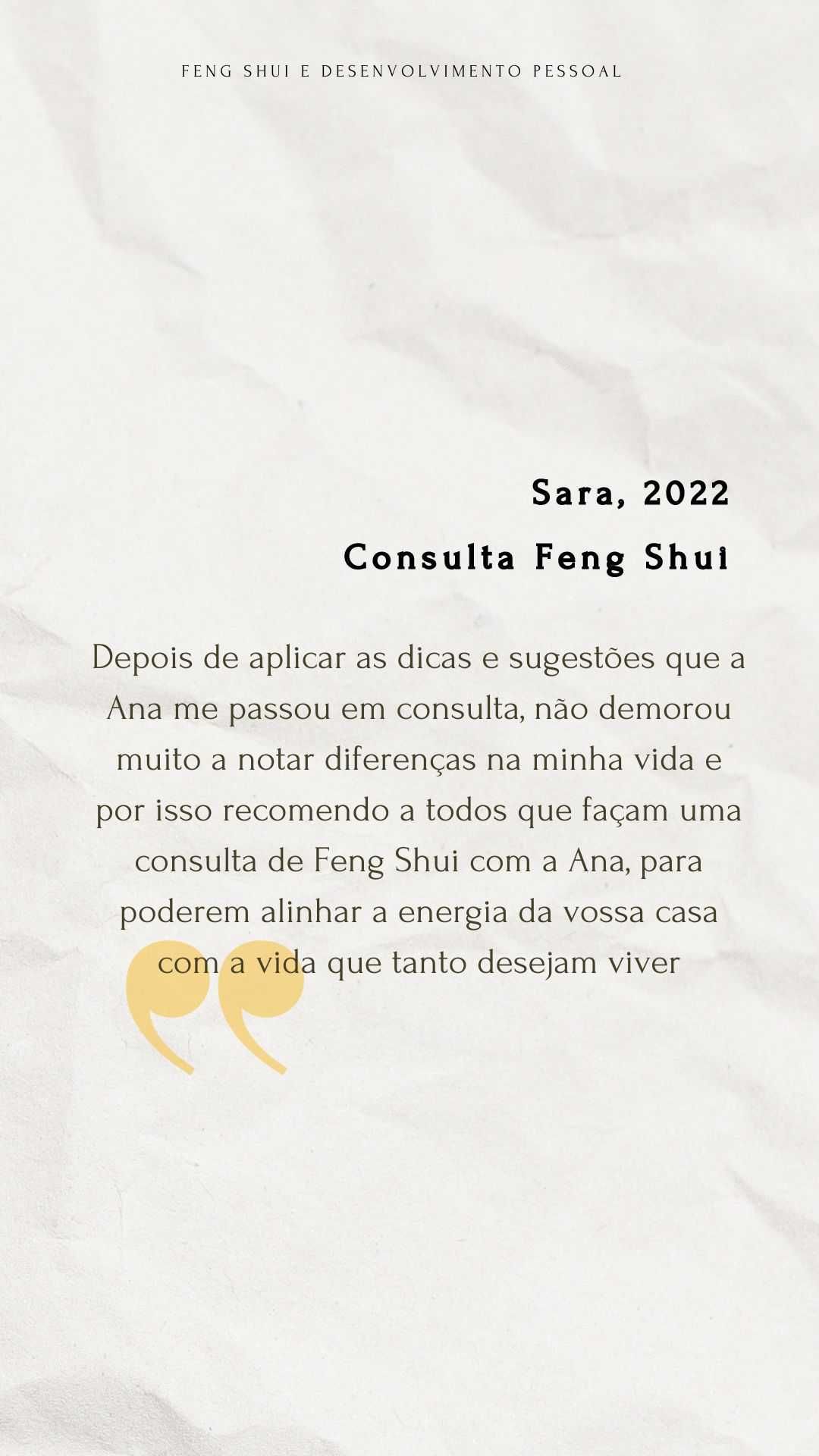 Consulta Feng Shui (Presencial & Online)