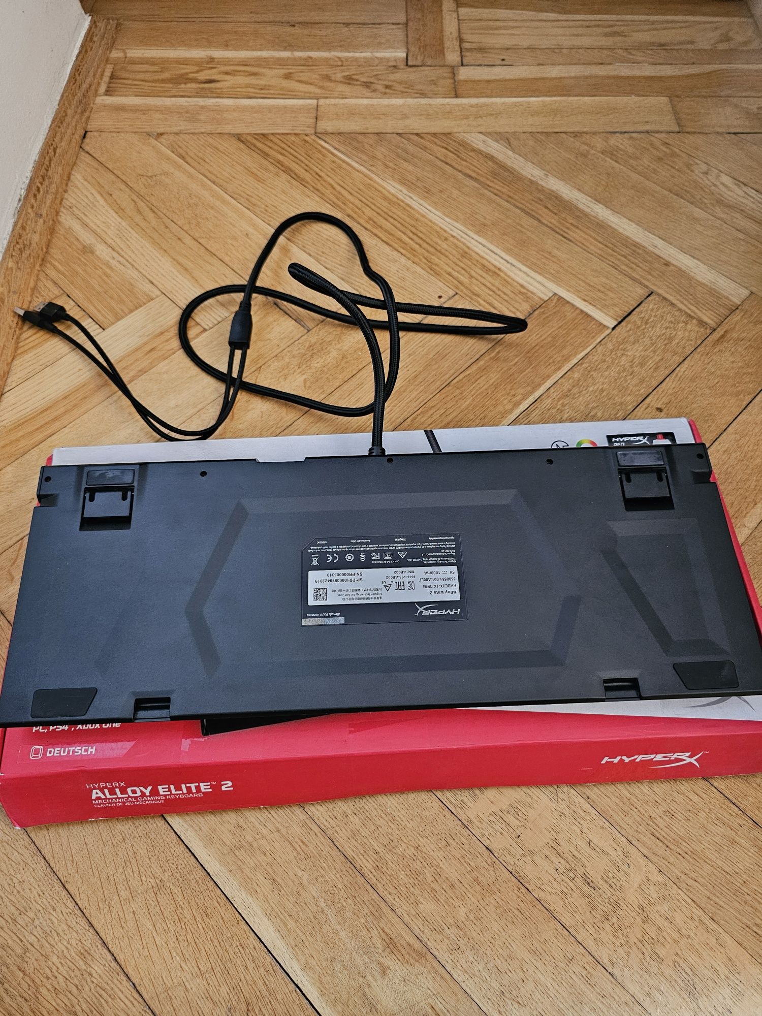 HyperX Alloy Elit 2 RGB Klawiatura mechaniczna Kingston Red switch