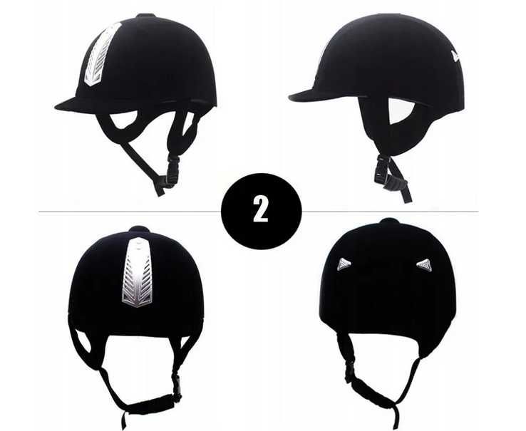 dla dzieci Kask 50-52cm KASK JEŹDZIECKI  kapelusz do jazdy konnej