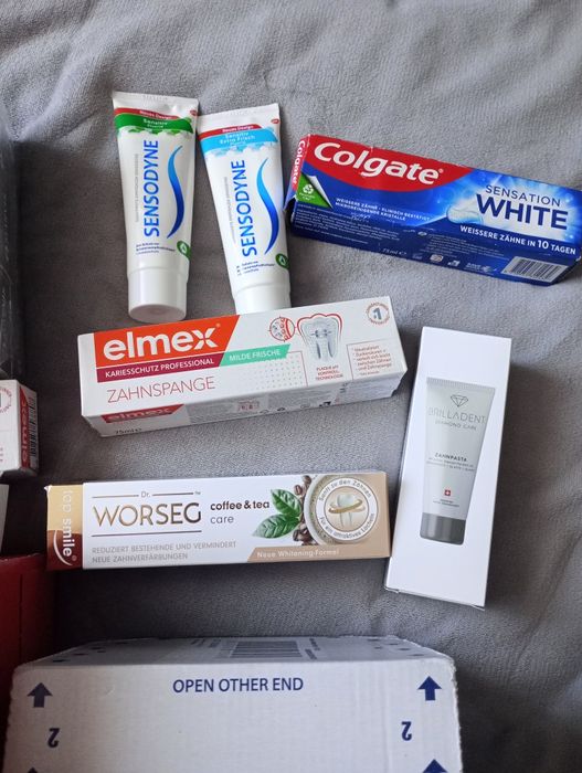 Pasty do zębów różne rodzaje